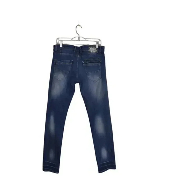 Vintage Tommy Hilfiger Slim Fit Jeans Retro Denim Size 34 - Picture 4 of 11